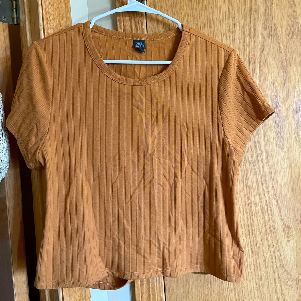 Cute crop top from target! With cut out back. Wild fable XXL